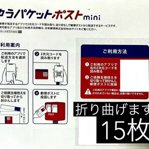 ゆうパケットポストmini専用封筒 15枚 封筒