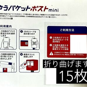 ゆうパケットポストmini専用封筒 15枚