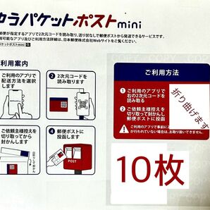 ゆうパケットポストmini専用封筒 10枚