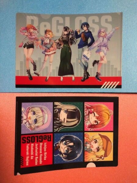 ホロライブ ReGLOSS GiGO regloss リグロス クリアファイル 集合2種