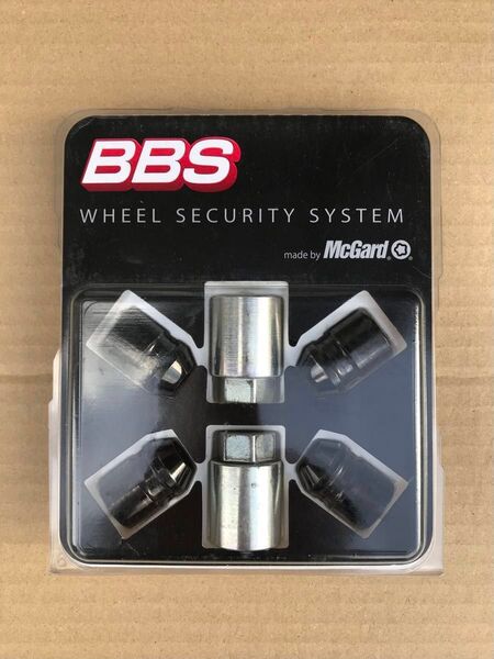 【送料込み】正規品 BBS純正 ブラック マックガード製ロックナット M12×P1.5 21HEX テーパー座/袋ナット