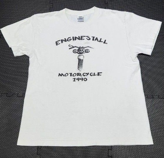 ENGINE STALL エンジンストール ロゴプリント 半袖Tシャツ