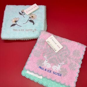 《新品未使用》ポール&ジョー、ポール&ジョーシスター*ハンカチ&ポケットハンカチセット