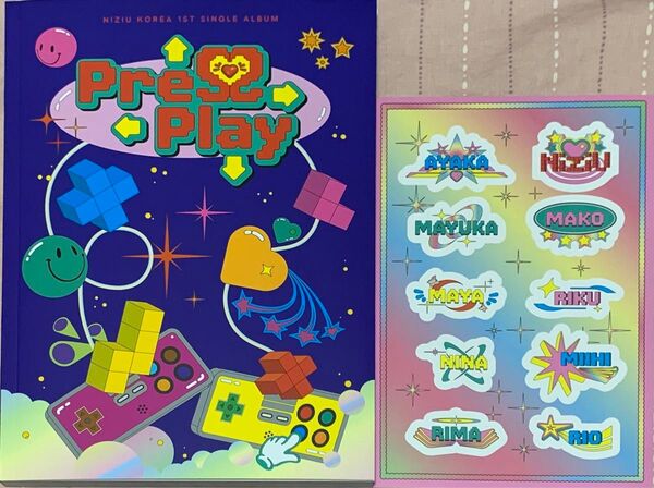NiziUPress PlayPlay verCD(未再生)フォトブックステッカー