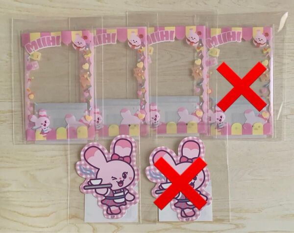 NiziU オンラインくじ NIZOO スリーブ ステッカー ピョンピョン ミイヒ