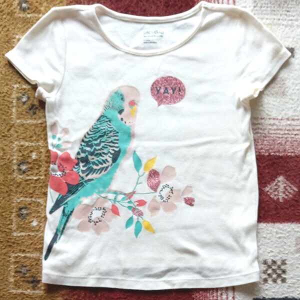 babygap 半袖Tシャツ 女の子 5years インコ トップス カットソー