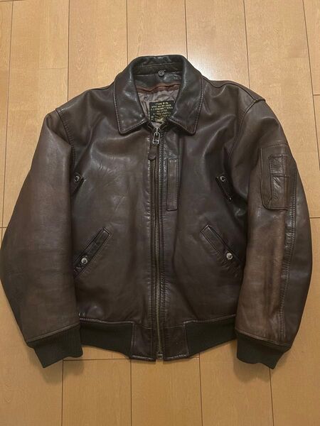 AVIREX B-15 vintage sullen a-2 フライトジャケット レザージャケット 本革 レザー