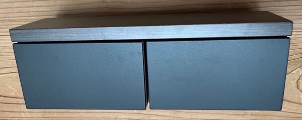 ☆一度取付・未使用品☆ KAWAJUN 河淳 ダブルペーパーホルダー SE-05W-6003 マットブラック+ダークブラウン