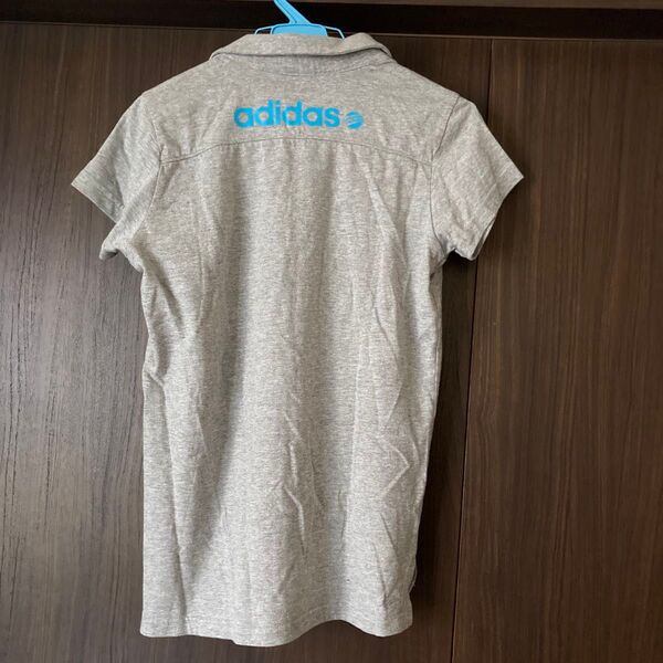 adidas 半袖ポロシャツレディースM