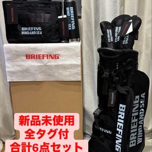 BRIEFING x WIND AND SEA 6点セット キャディバッグ