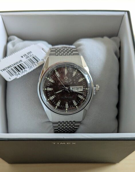 新品未使用 タイメックス Q TIMEX 腕時計 TX-TW2W62400 日本製 クウォーツ