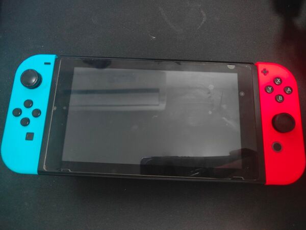 ニンテンドースイッチ1式セット Nintendo Switch 中古品 充電器、ドッグ、HDMIケーブル、LAN変換付き