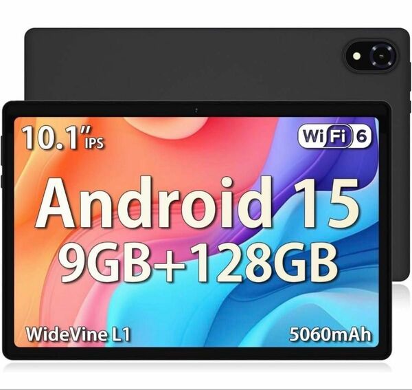 Android15 タブレット 10インチ 9GB+128GB+1TB拡張