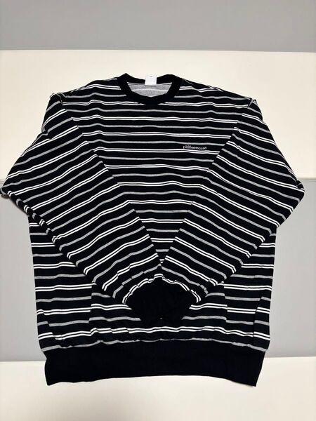 plllllleeeasse multi stripe sweatshirt