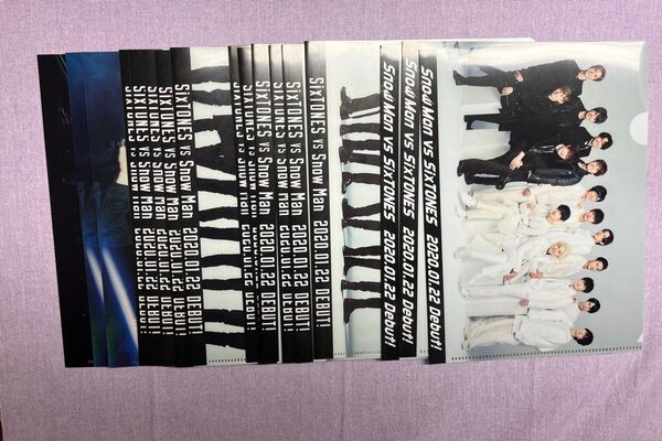 SixTONES クリアファイルまとめ売り