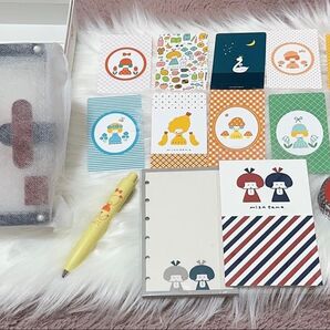 mizutamaさん LETシステム手帳ユニボールワンP まきまきカード コンプ