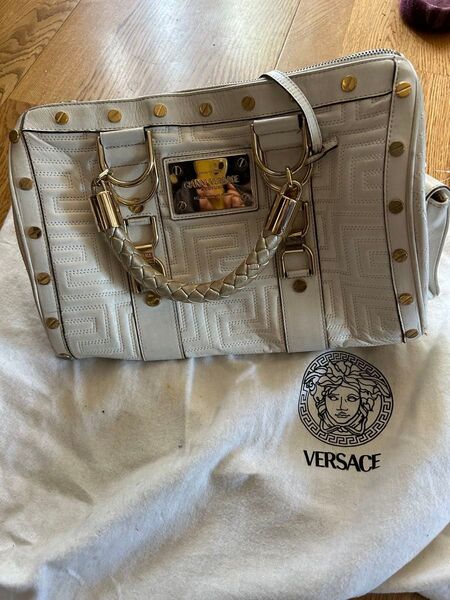 入手困難 VERSACE ヴェルサーチ ボストンバック バッグ ハンドバッグ ジャンニヴェルサーチ