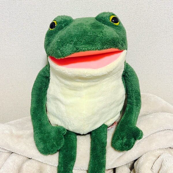 【新品未使用】おとぼけ ケロピョン ふんわりウルトラBIG かえる ぬいぐるみ カエル ぎやま太郎 身長78㎝