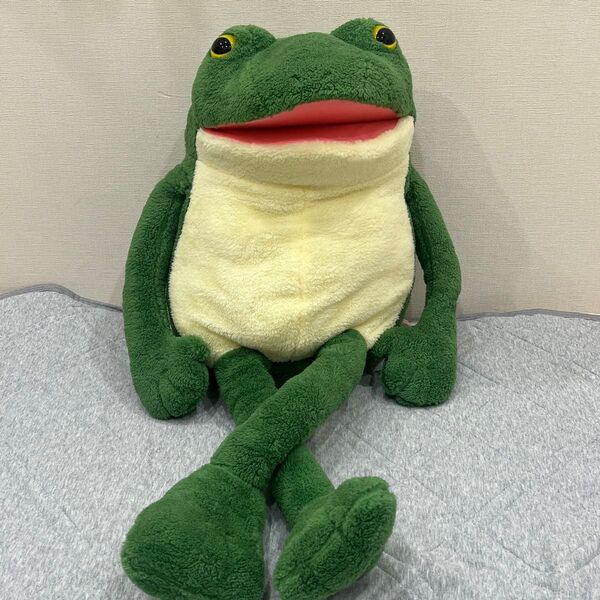 【新品未使用】おとぼけ ケロピョン ふんわりウルトラBIG かえる ぬいぐるみ カエル ぎやま太郎 身長78㎝