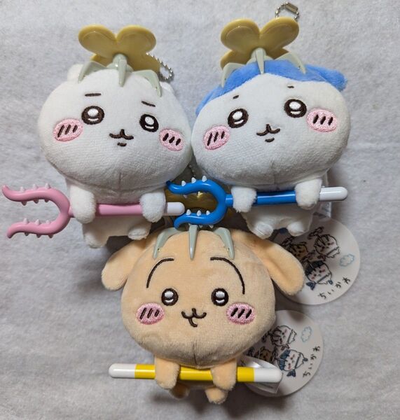ちいかわ討伐マスコット うさぎ ちいかわ ハチワレ 3種