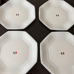 ヤマザキパン 春のパン祭り フランス製 八角形のお皿 4枚セット Made in France