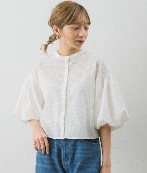バルーン袖ブラウス パフスリーブ RETROGIRL シャツ zara gu ユニクロ