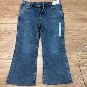 GU フレアデニムパンツ XXL ブルー 未使用