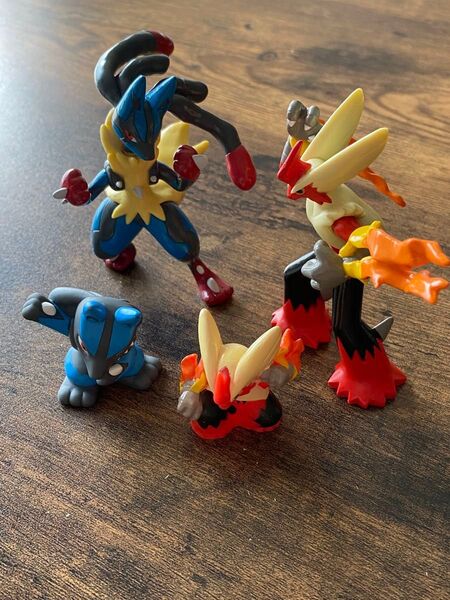 ポケモンフィギュア 4体セット ルカリオ メガバシャーモ