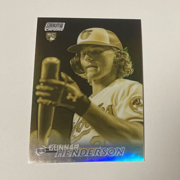 【topps STADIUM CLUB】GUNNAR HENDERSON GOLD MINTED Chrome RC【レアカード】