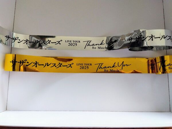サザンオールスターズ LIVE TOUR 2025「THANK YOU SO MUCH!!」金・銀テープ