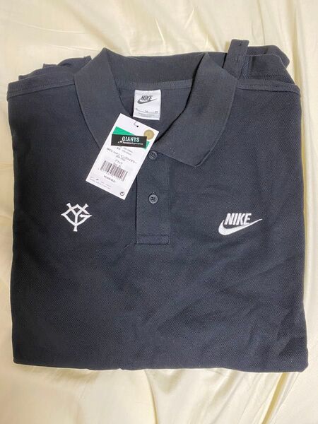 巨人 読売ジャイアンツ ナイキ NIKE NKFG コットン エンブロイダリー YG ポロシャツ XLサイズ 新品
