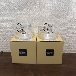 スヌーピー ゆらゆらタンブラー サーフィン グラス タンブラー ガラス 食器 コップ