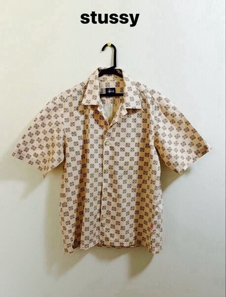 stussy-old ステューシーシャツ 90'S 90年代 M size 【入手困難】MADE IN USA