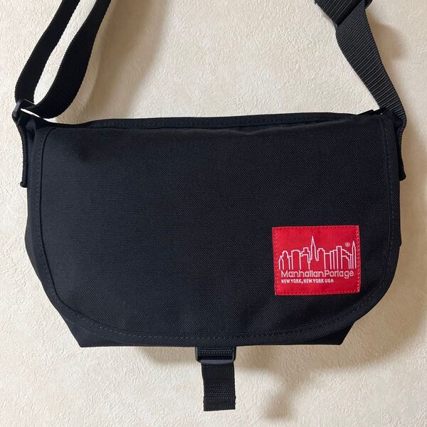 【未使用】マンハッタンポーテージ メッセンジャーバッグ ショルダーバッグ Manhattan Portage 黒 ブラック