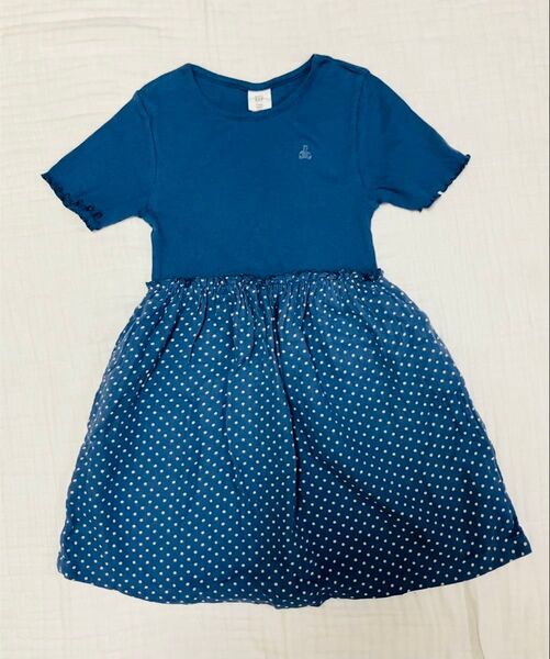 【ほぼ未使用品】baby GAP 半袖ワンピース 5years