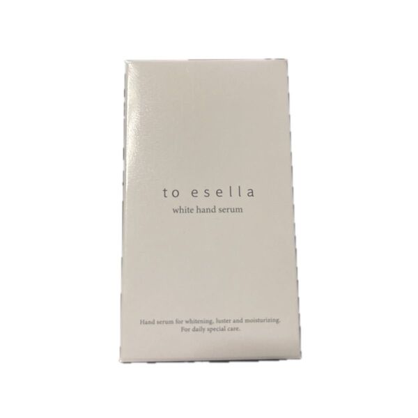 to esella ホワイトハンドセラム