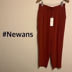 Newans ハッシュニュアンス★クロップドパンツ カラーパンツ