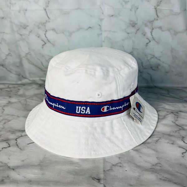 新品 未使用品 Champion チャンピオン バケハ 頭囲54cm ストリート 帽子 バケットハット