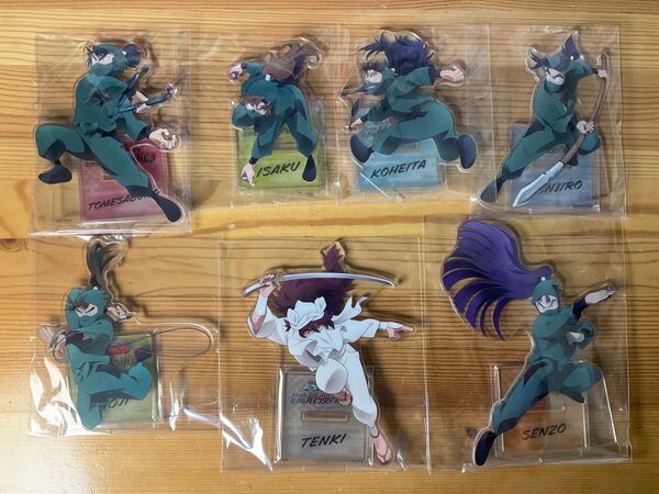 【新品未使用】劇場版 忍たま乱太郎 ドクタケ忍者隊最強の軍師 アニメイト限定 天鬼 VS 六年生 アクリルスタンド7個セット