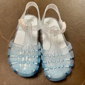 アプレレクール グリッター サンダル 15cm 女の子
