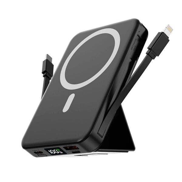 ブラック /モバイルバッテリー 20000mAh ワイヤレス 充電器 急速充電