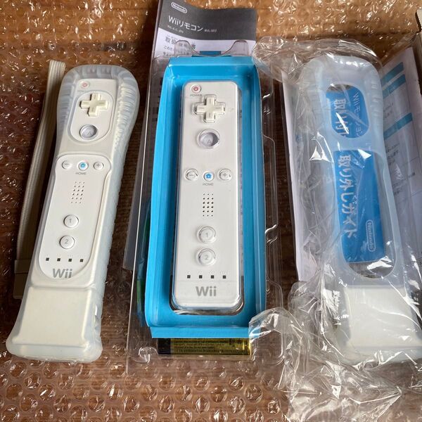 新品未開封/開封済み(ほぼ使用せず)美品 Wii リモコン Wiiモーションプラス 2セット Nintendo コントローラー