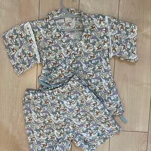 プティマイン 110cm 甚平 恐竜柄