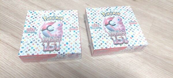 スカーレット&バイオレット 強化拡張パック ポケモンカード151(イチゴーイチ) BOX