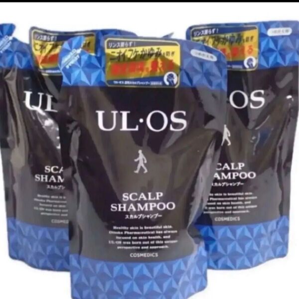 大塚製薬 UL・OS/ウルオス シャンプー ●薬用スカルプシャンプー 詰め替え用パウチ ×3点内容量:420ml