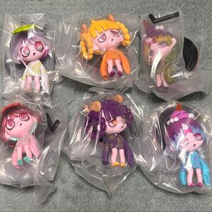 VIRUSWEETS figure collection 甘味処 全6種 コンプリートセット カードパック1セット ウイルスイーツ