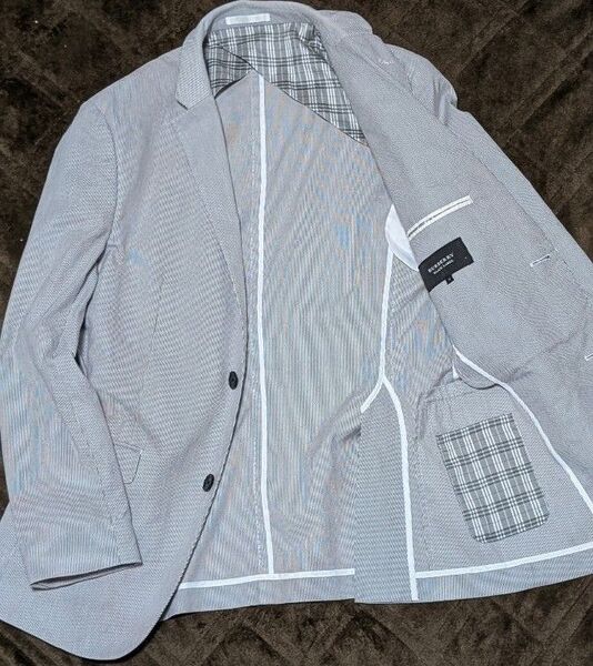 BURBERRY BLACKLABEL 背抜きコットン混テーラードジャケット М