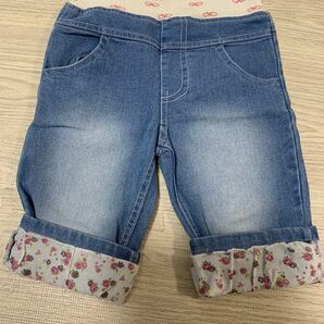 女の子 デニム ハーフパンツ 100㎝