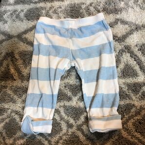 carters ベビー服 水色ボーダーパンツ 9M