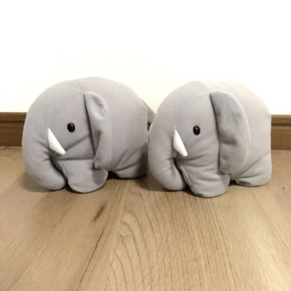 ゾウさん ぬいぐるみ ぞう セット かわいい マスコット グレー